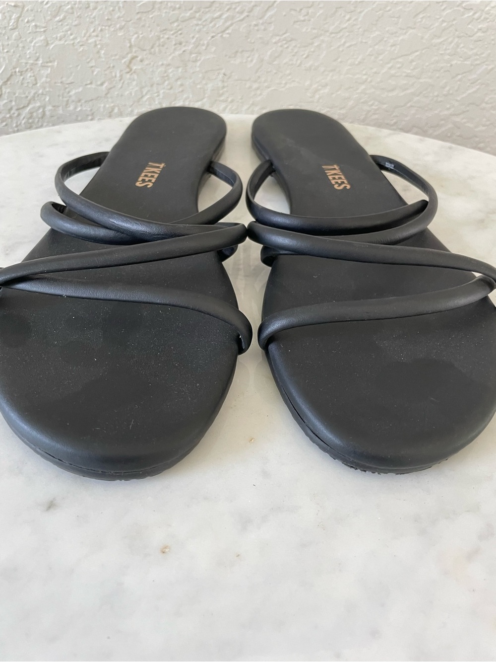 TKEES Black Strappy Slide Sandals - Picture 5 of 6